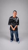 Obsidian Snake Oversize T-Shirt